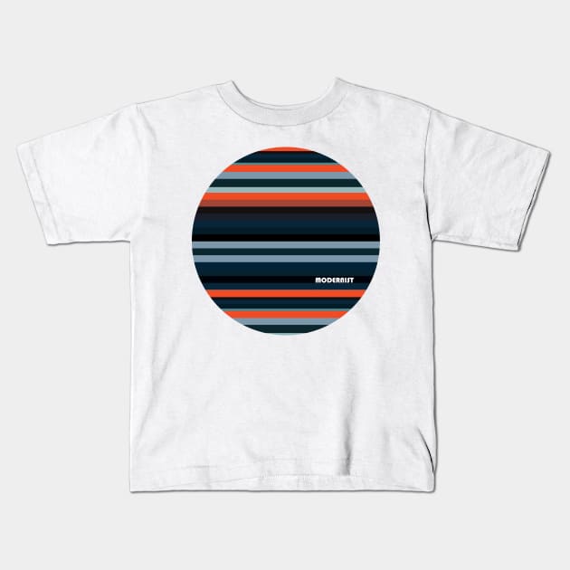 Modernist Lines Kids T-Shirt by modernistdesign